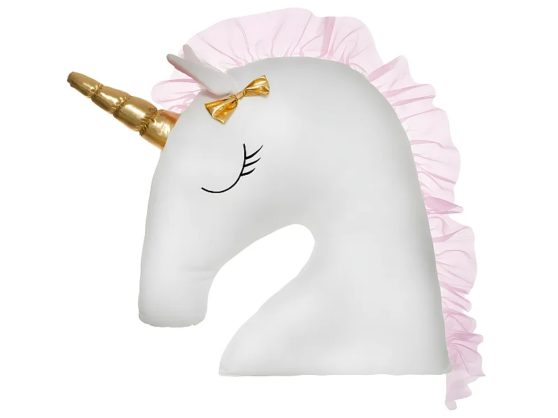 Grand Coussin décoratif Licorne avec Broderie