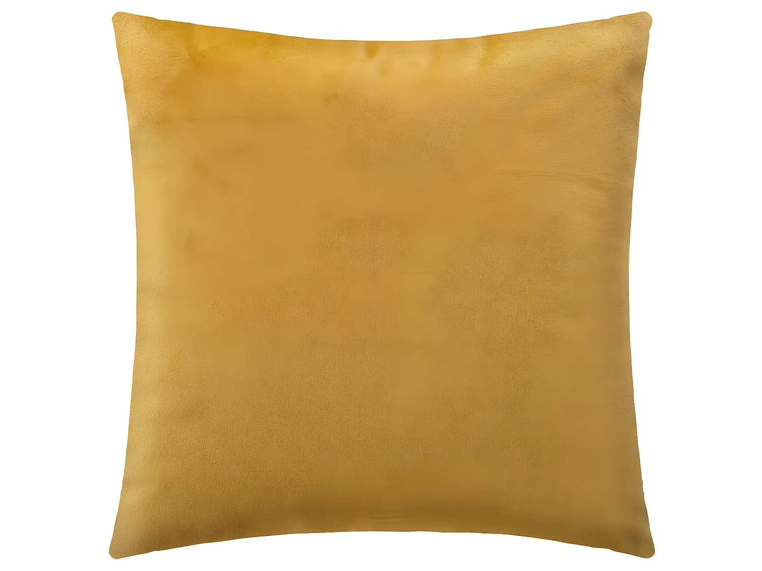 Coussin déhoussable Velours tressé Ocre 40 x 40 cm