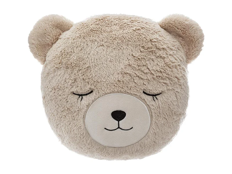 Cojín de cabeza de oso para niños