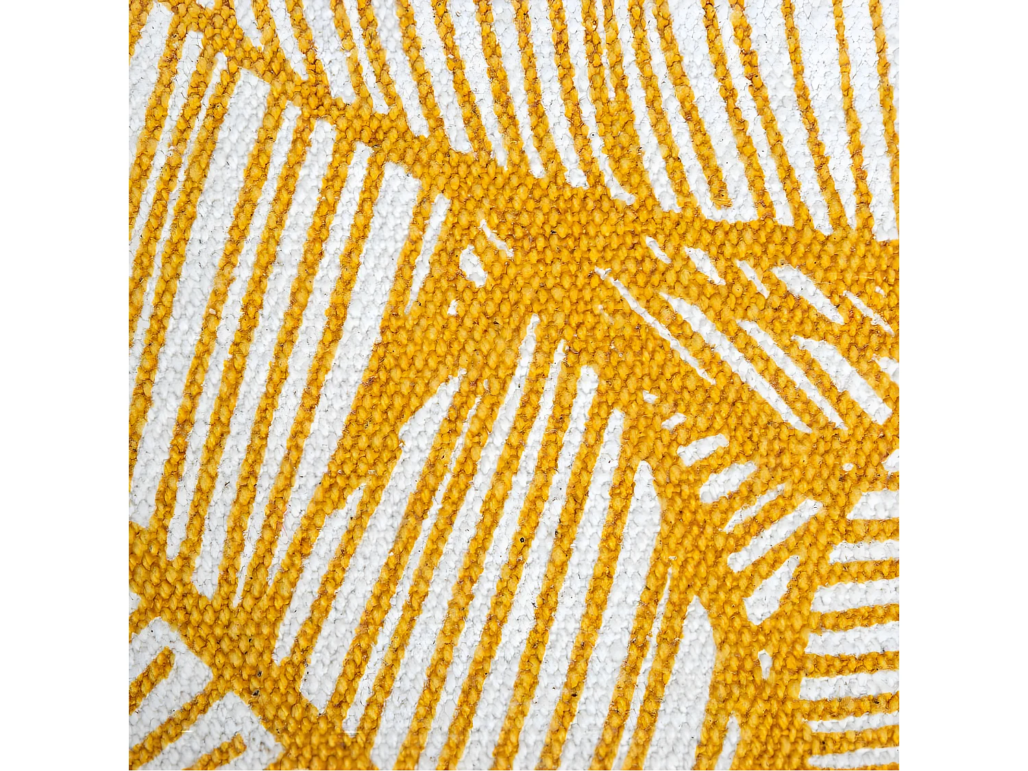 Housse de Coussin Tropiques et Pompons 40 x 40 cm