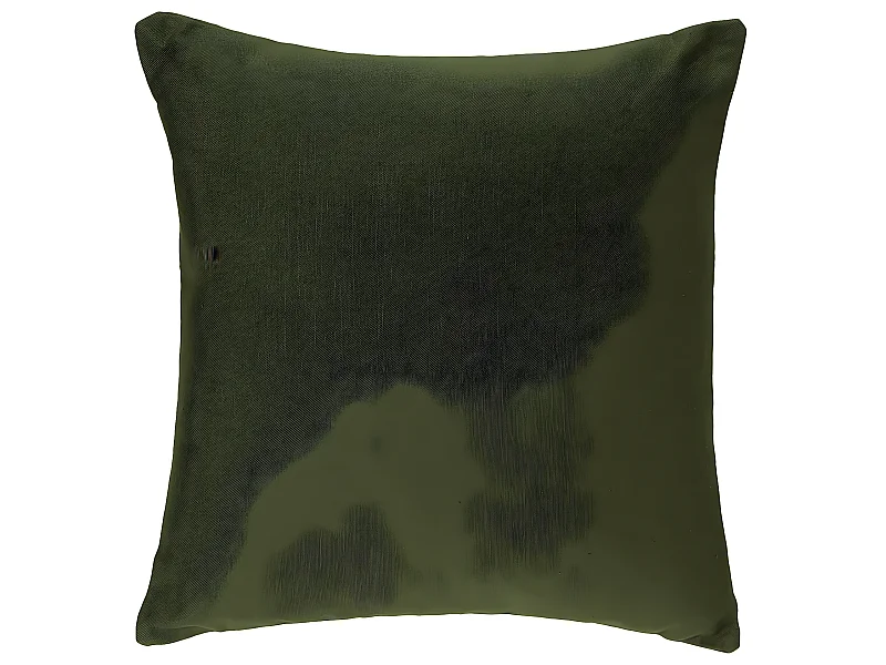 Coussin déhoussable en Coton Vert Kaki 38 x 38 cm