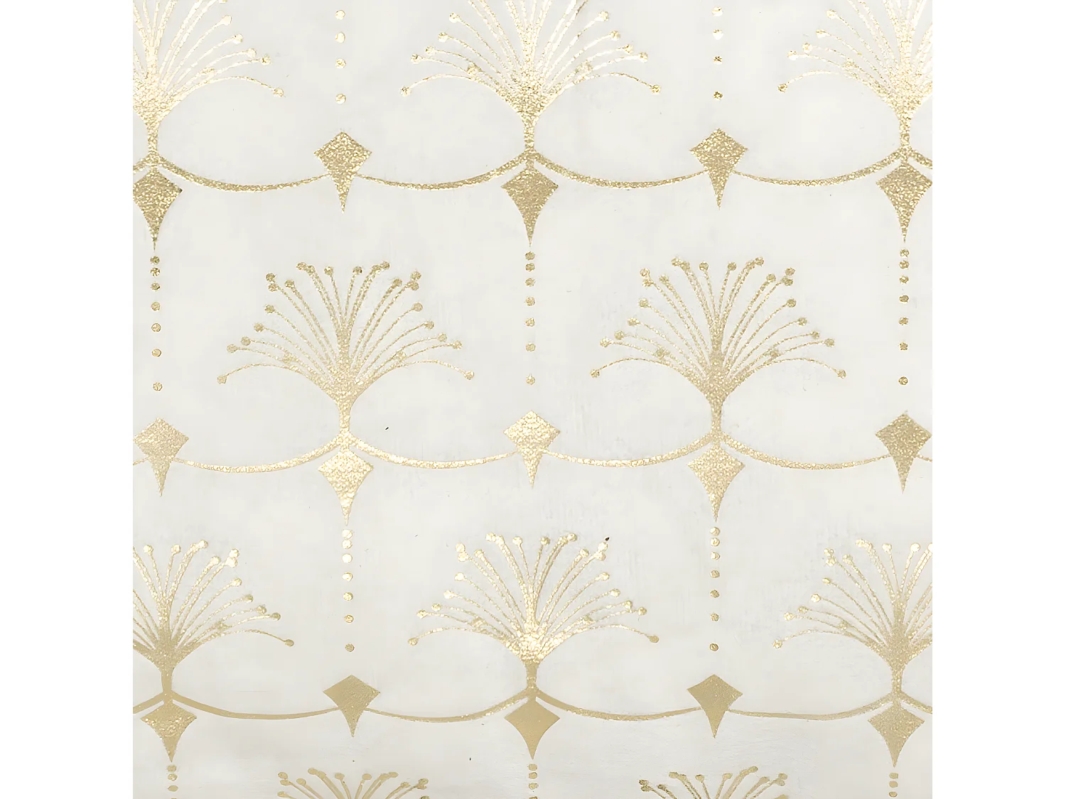 Coussin déhoussable velours Ivoire et Or 30 x 50 cm