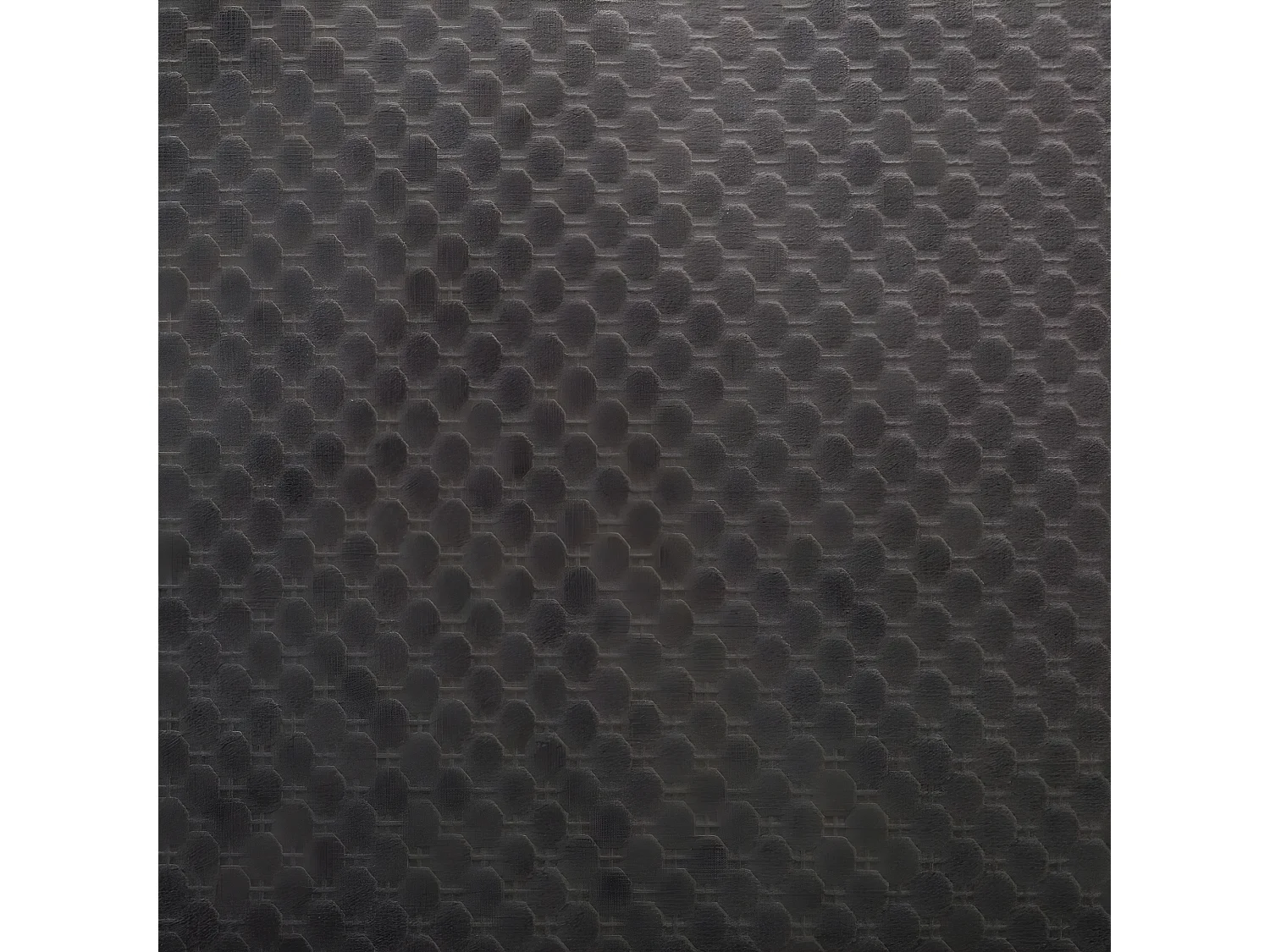 Coussin déhoussable en Velours Gris motif en relief 45 x 45 cm