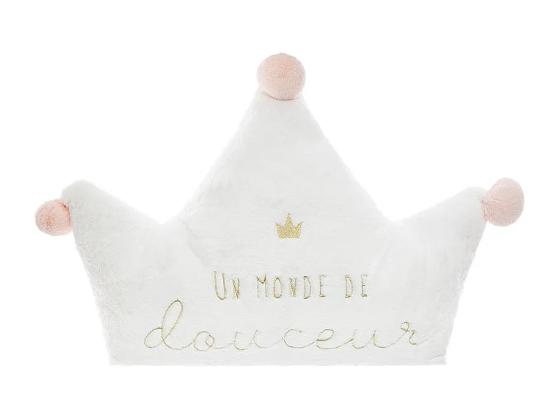 Grand Coussin décoratif Princesse 65 x 50 cm