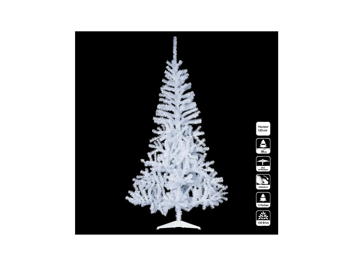 Sapin de Noël artificiel Vert 2 tons H 180 cm