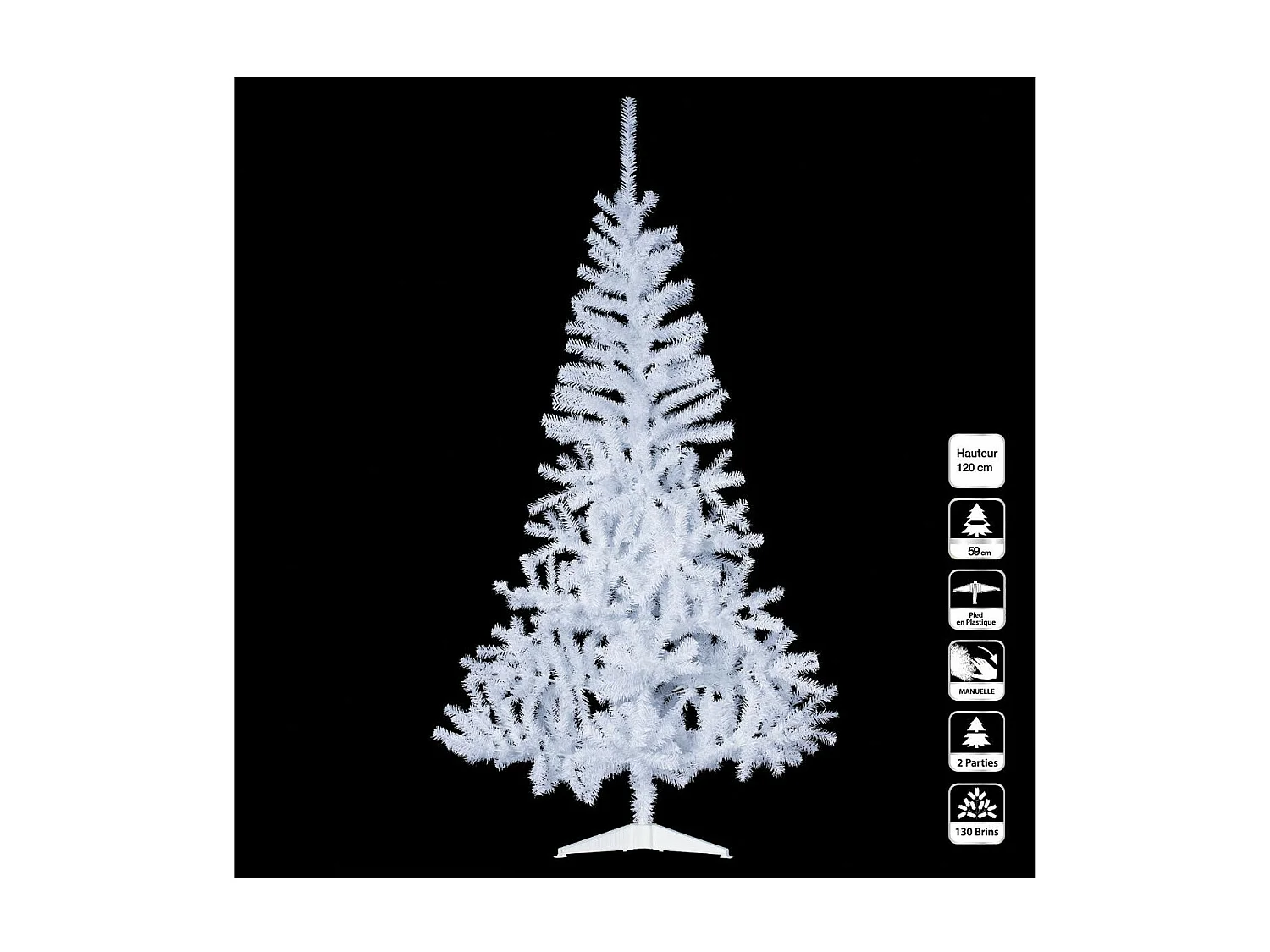 Sapin de Noël artificiel Vert 2 tons H 180 cm