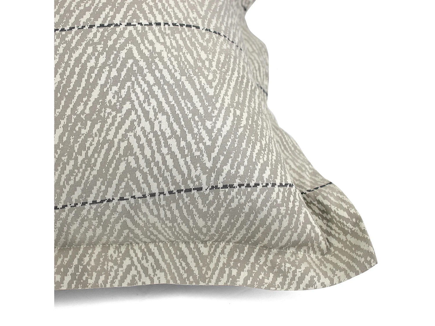 Parure de lit 240x220 cm Satin de coton ODEON Marron clair