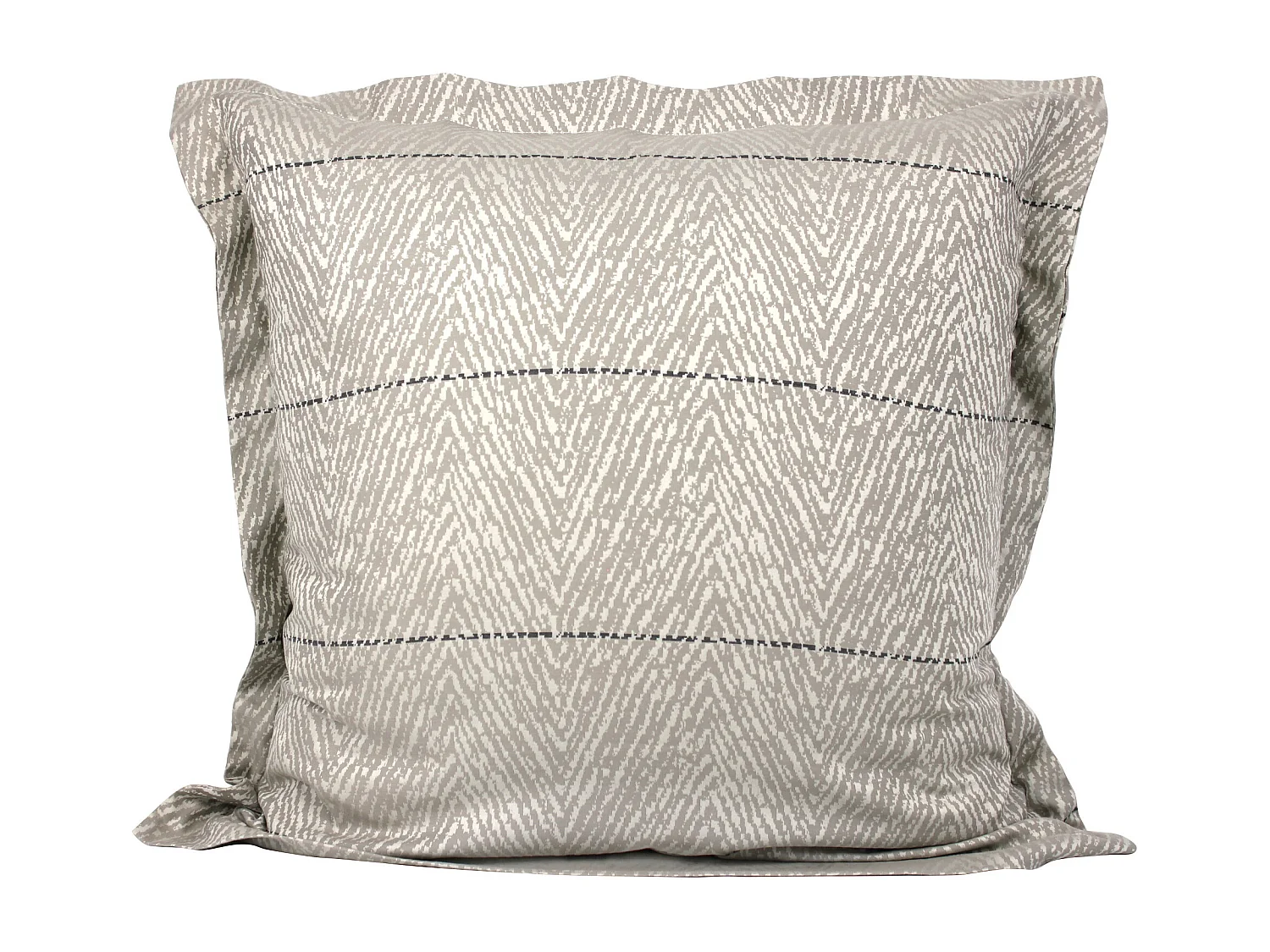 Parure de lit 240x220 cm Satin de coton ODEON Marron clair