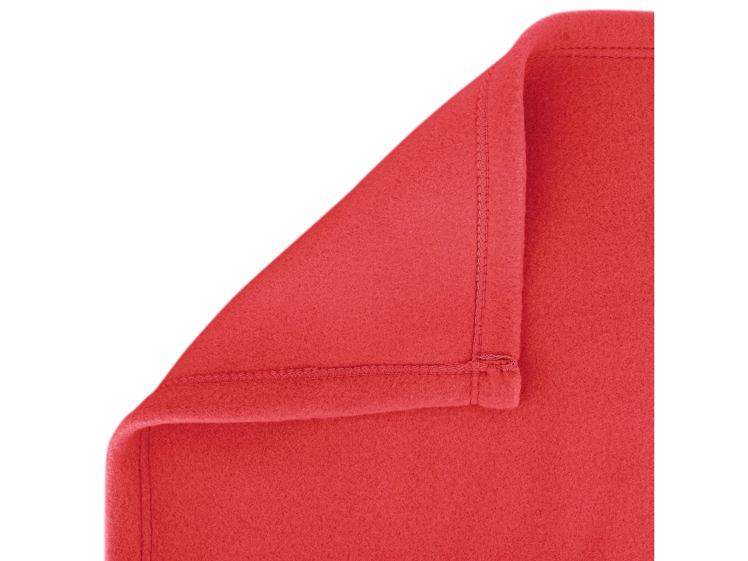 Couverture polaire 180x220 cm Isba Fraise 100% Polyester 320 g/m2 traité non-feu