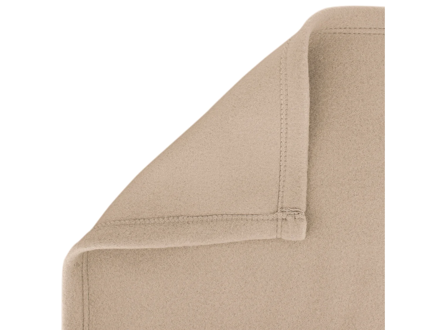 Couverture polaire 180x220 cm Isba Sable 100% Polyester 320 g/m2 traité non-feu
