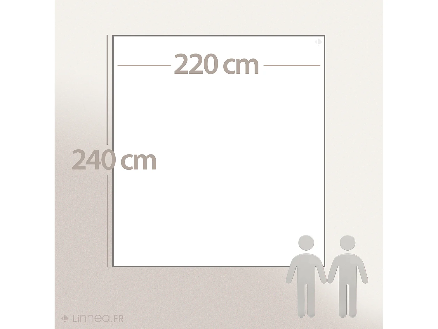 Couverture polaire 220x240 cm Isba Miel 100% Polyester 320 g/m2 traité non-feu