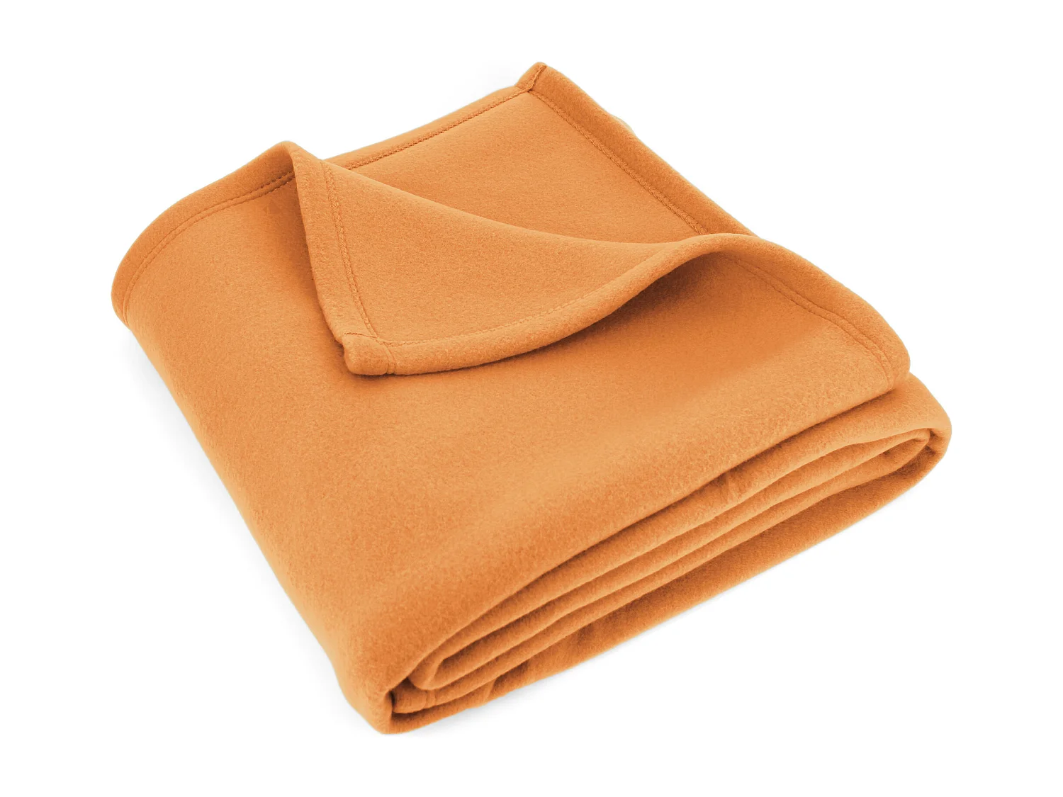 Couverture polaire 180x220 cm Isba Miel 100% Polyester 320 g/m2 traité non-feu