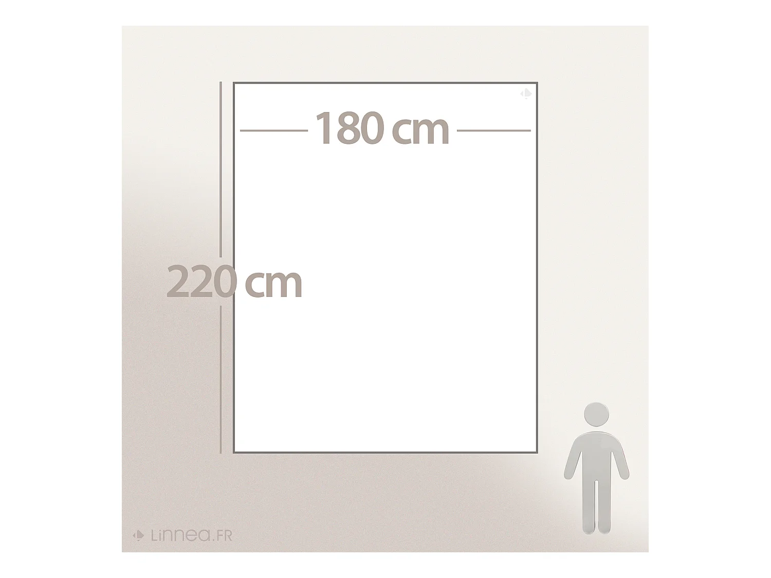 Couverture polaire 180x220 cm Isba Marine 100% Polyester 320 g/m2 traité non-feu