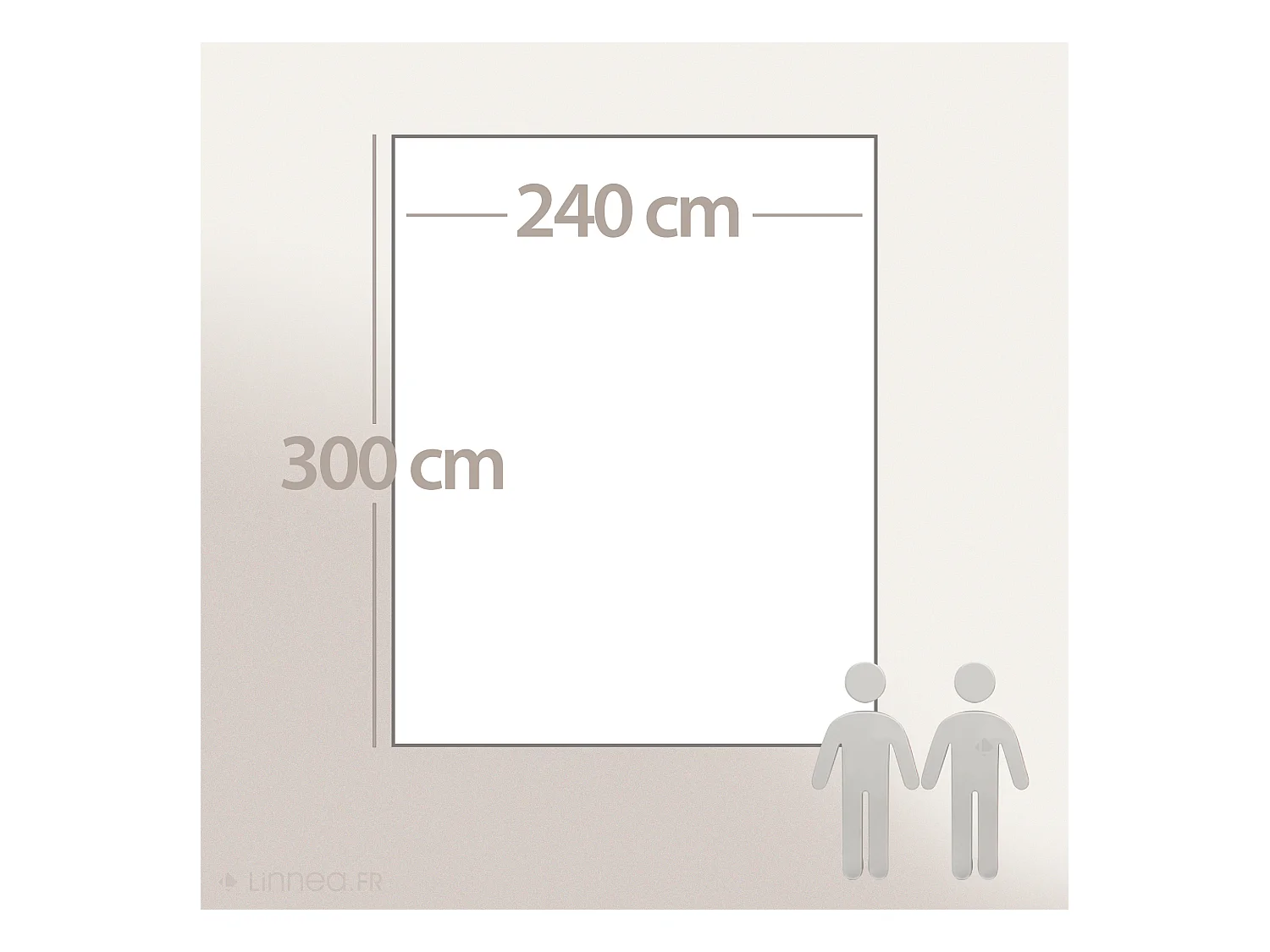 Couverture polaire 240x300 cm 100% Polyester 350 g/m2 TEDDY Blanc Naturel