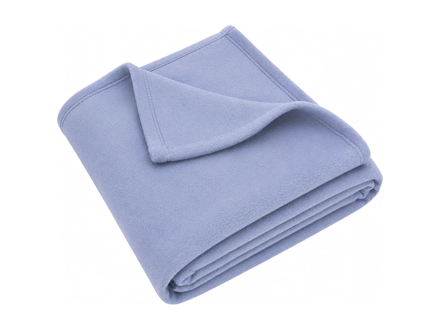 Couverture polaire 180x220 cm Isba Myosotis 100% Polyester 320 g/m2 traité non-feu