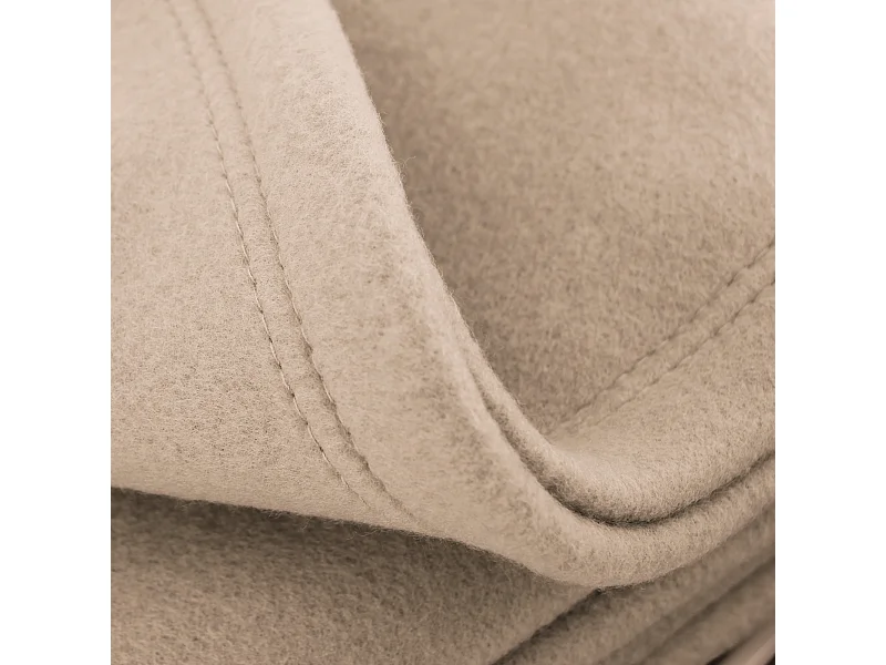 Couverture polaire 220x240 cm Isba Sable 100% Polyester 320 g/m2 traité non-feu