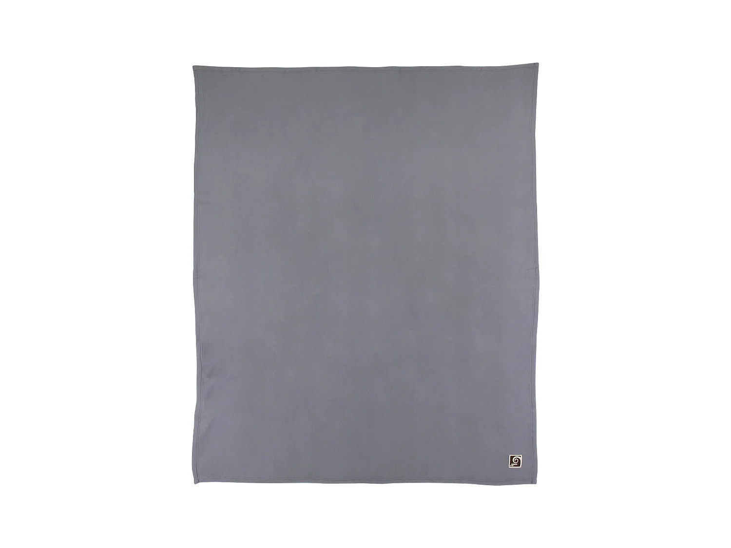 Couverture polaire 240x260 cm 100% Polyester 350 g/m2 TEDDY Gris Acier