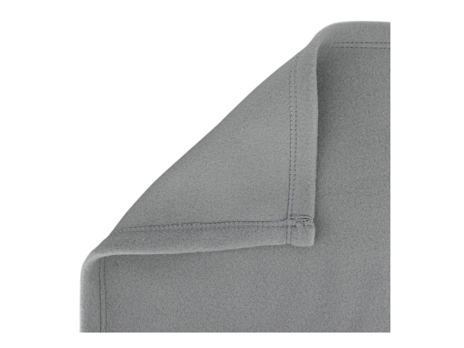 Couverture polaire 240x260 cm Isba gris Acier 100% Polyester 320 g/m2 traité non-feu