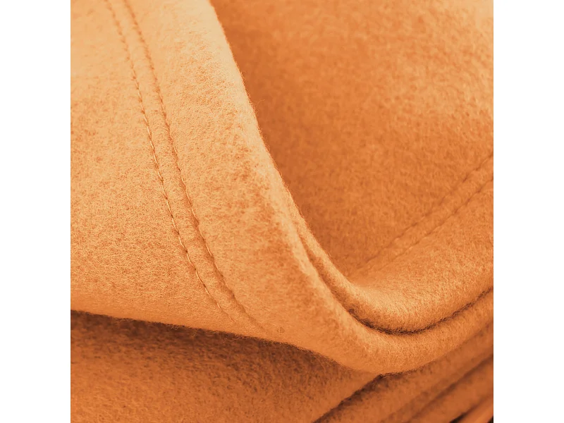 Couverture polaire 240x260 cm Isba Miel 100% Polyester 320 g/m2 traité non-feu