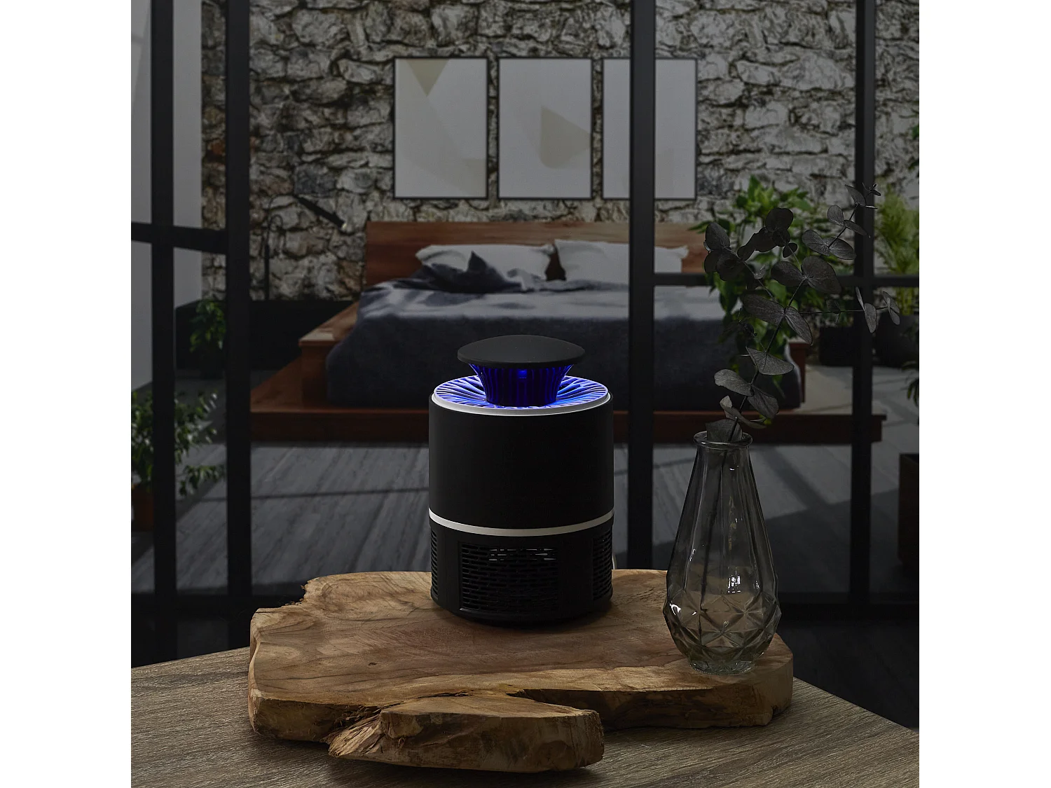 Aspirateur A Moustique Uv Noir