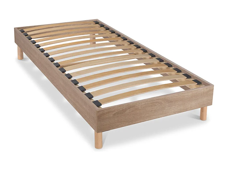 Sommier monolattes Blandice naturel - 90 x 190 cm