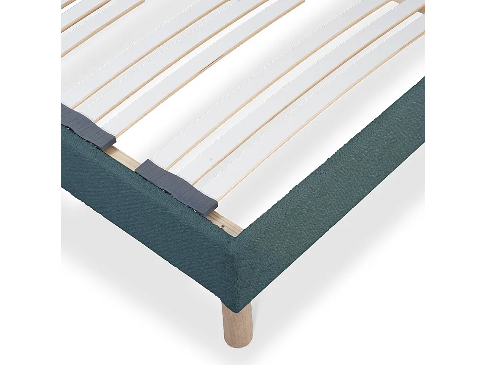 Sommier à lattes Laine bouclée BIANCA - 180 x 200 cm