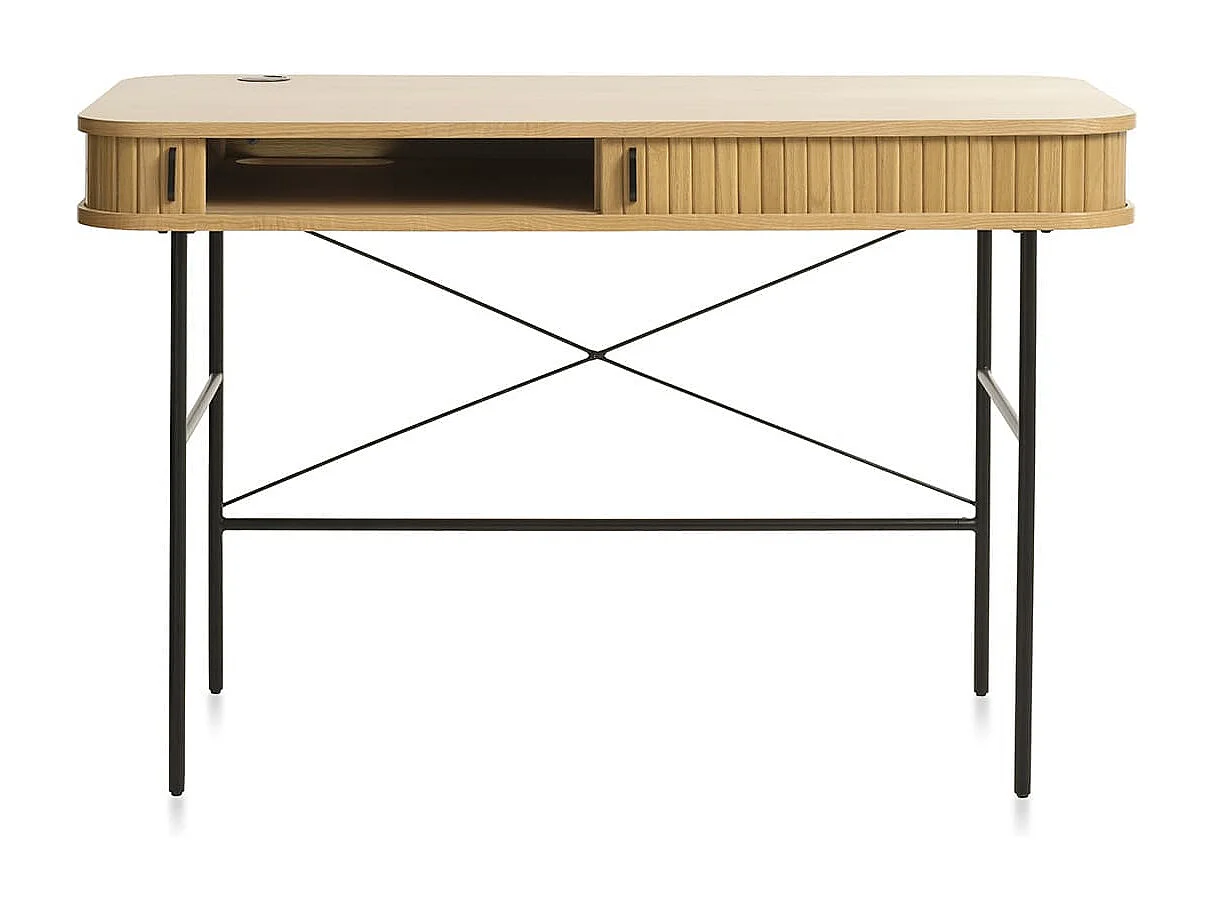 Bureau bois naturel alba  120x60cm