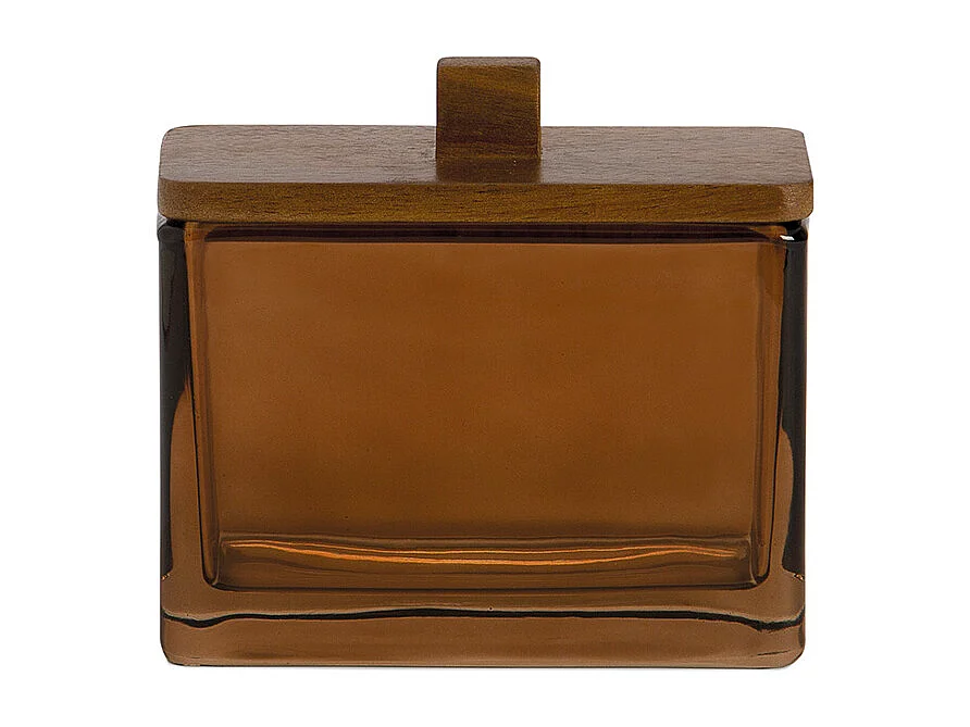 Boîte coton verre marron COSTA