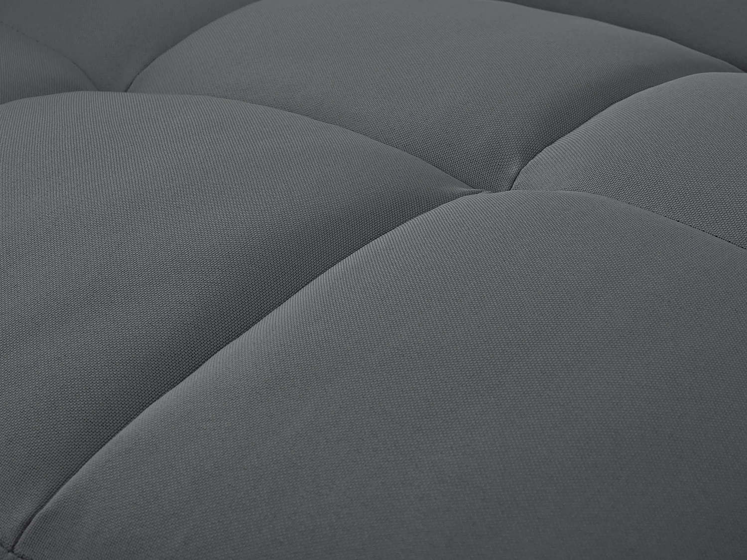 Canapé Relax 2 Places avec Accoudoirs - Design Mid-Century Moderne avec Dossier Capitonné Réglable 5 Positions - Lin Gris à Carreaux - Idéal Salon Moderne