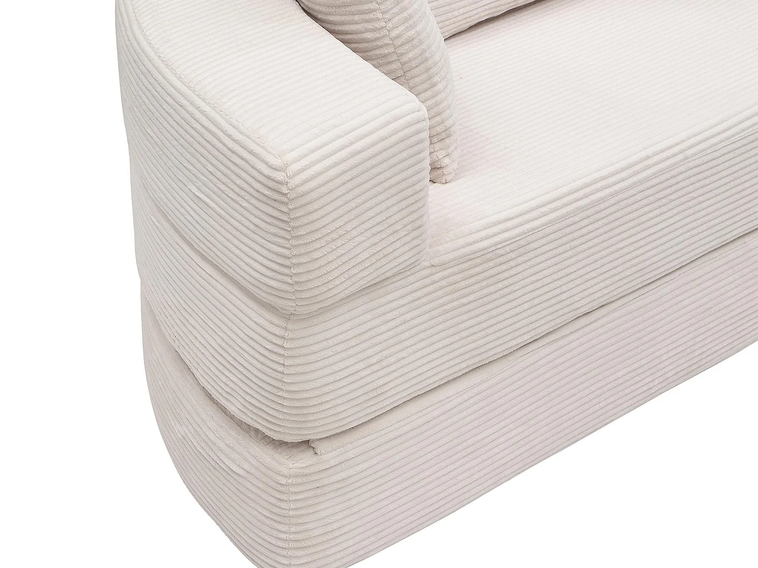 Canapé Convertible 2 Places Semi-Circulaire - Lit Ovale 173x176 cm - 250 kg - Sans Montage - Idéal Studio & Appartement