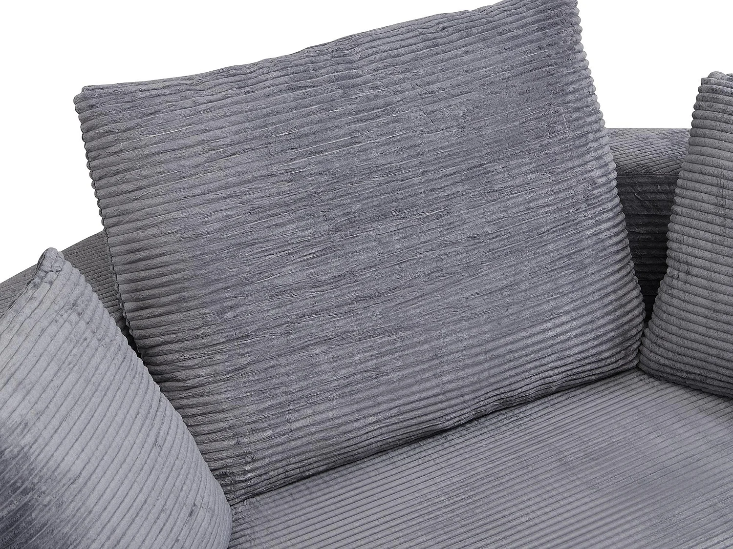 Canapé Convertible 2 Places Semi-Circulaire - Lit Ovale 173x176 cm - 250 kg - Sans Montage - Idéal Studio & Appartement