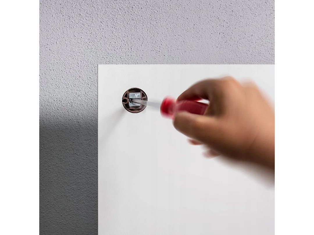 Meuble de salle de bain avec miroir, 60x50 cm, blanc, droit, avec éclairage LED et étagères fonctionnelles