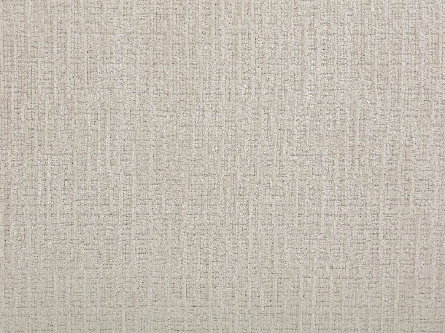 Canapé d'angle droit en tissu chenille beige PIPANI