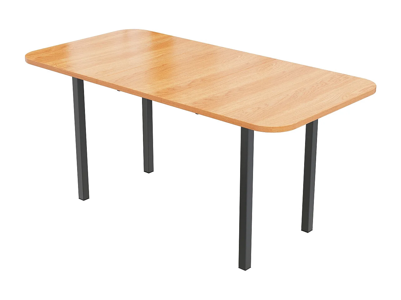Klassieke uitschuifbare houten eettafel (120-160 cm) voor 4-6 personen.