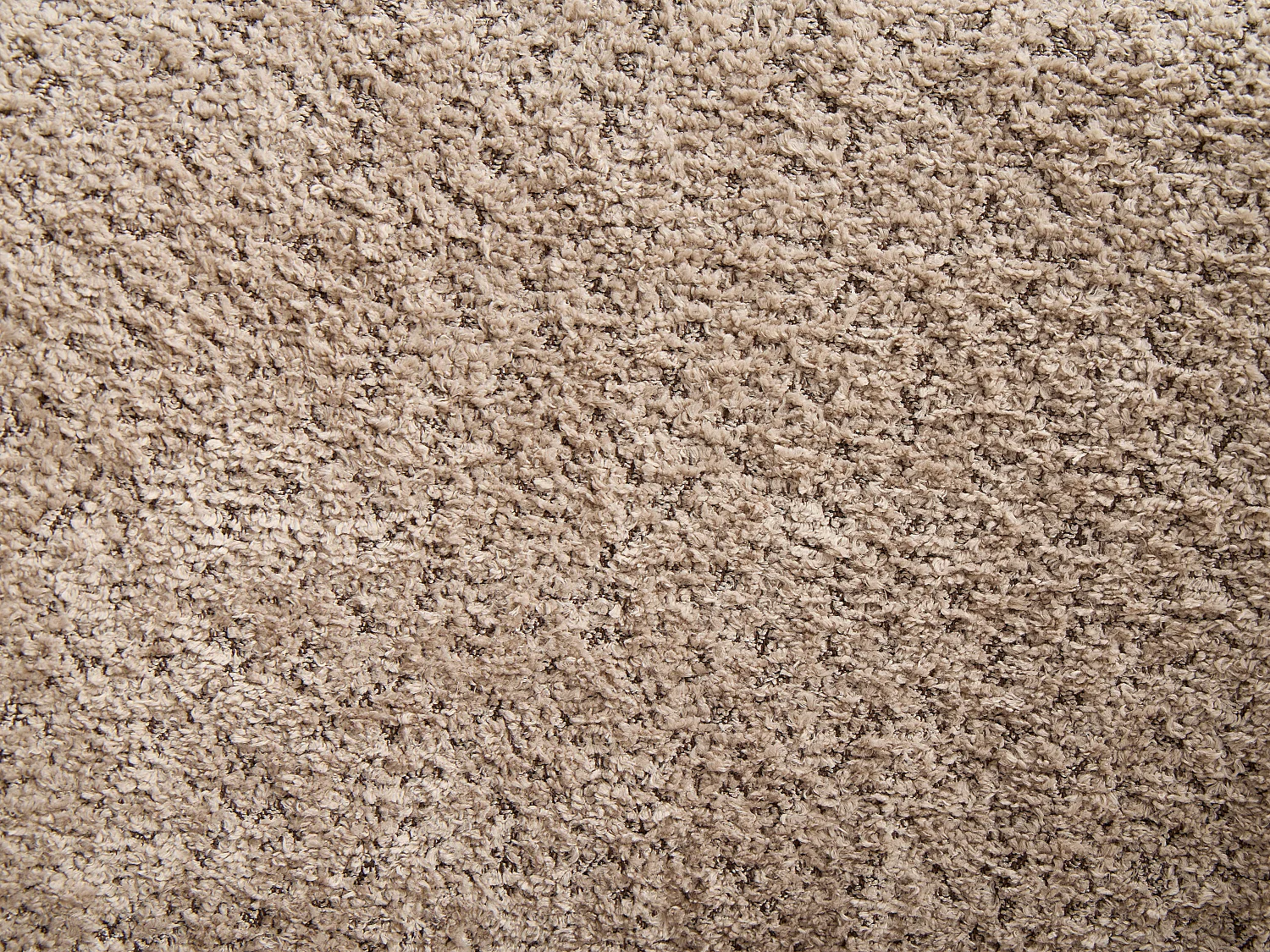 Lot de 2 tabourets en tissu bouclette et bois d'hévéa noir - Taupe - COROZAL