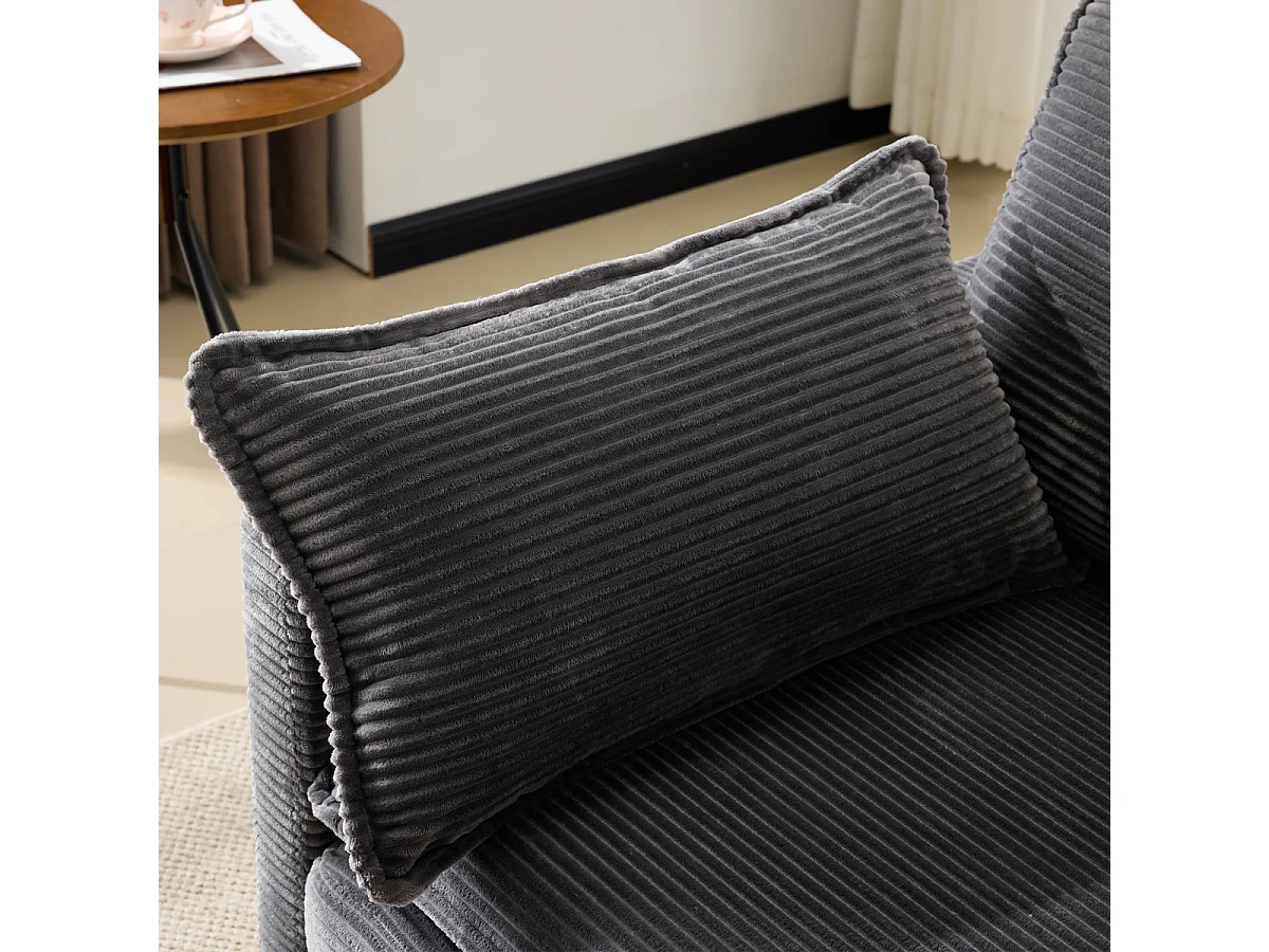 Moderno sofá de 2 plazas, minimalista y espacioso, para salón/dormitorio.