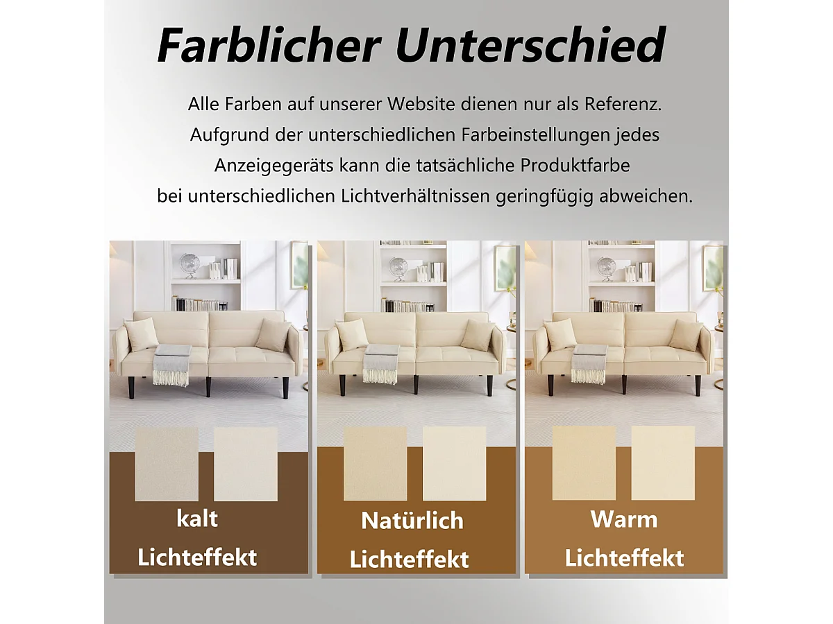 Sofá-cama 2 em 1: Dois lugares com revestimento em veludo, dobrável, ideal para espaços pequenos.