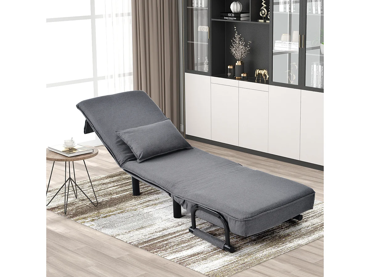 Canapé-lit convertible, fauteuil réglable à 6 positions, canapé.