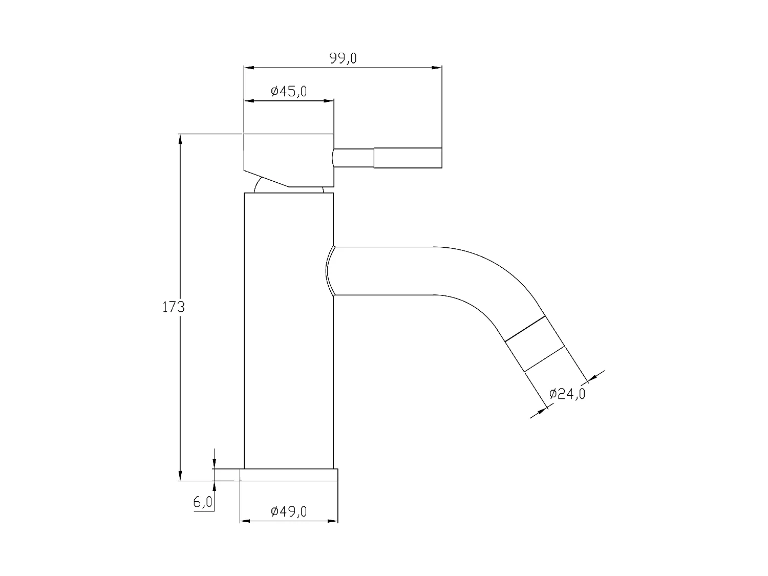 Hängender Unterschrank aus Massivholz Eiche mit rundem Aufsatzbecken und Armatur - Hell Natur - 150 cm - SARLO