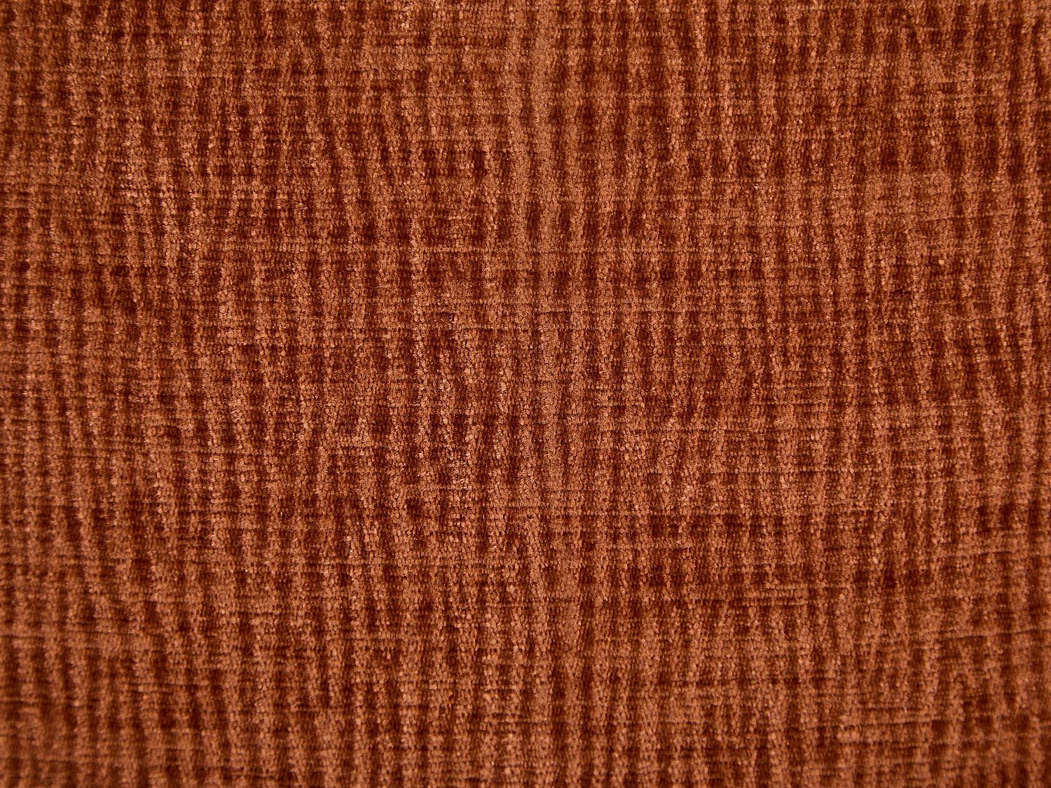 Lot de 2 chaises avec accoudoirs en tissu texturé et métal noir - Terracotta - ACACILIO