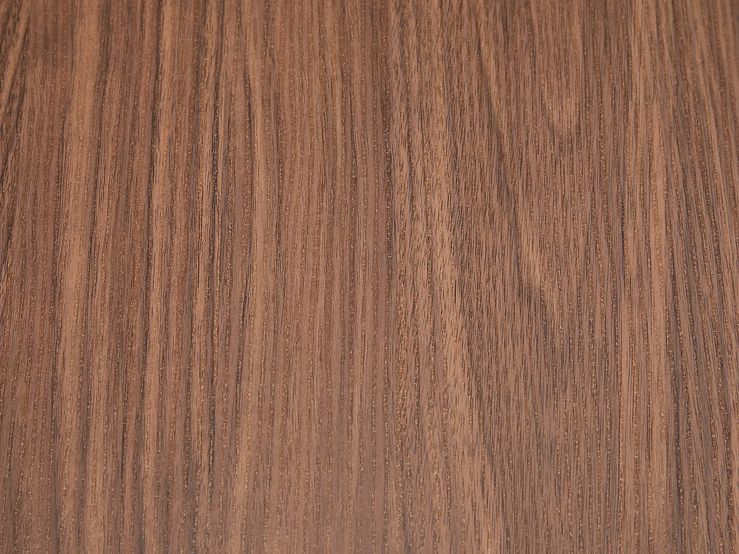 Table à manger extensible 4 à 12 personnes en MDF et métal noir - Naturel foncé - JARELIA
