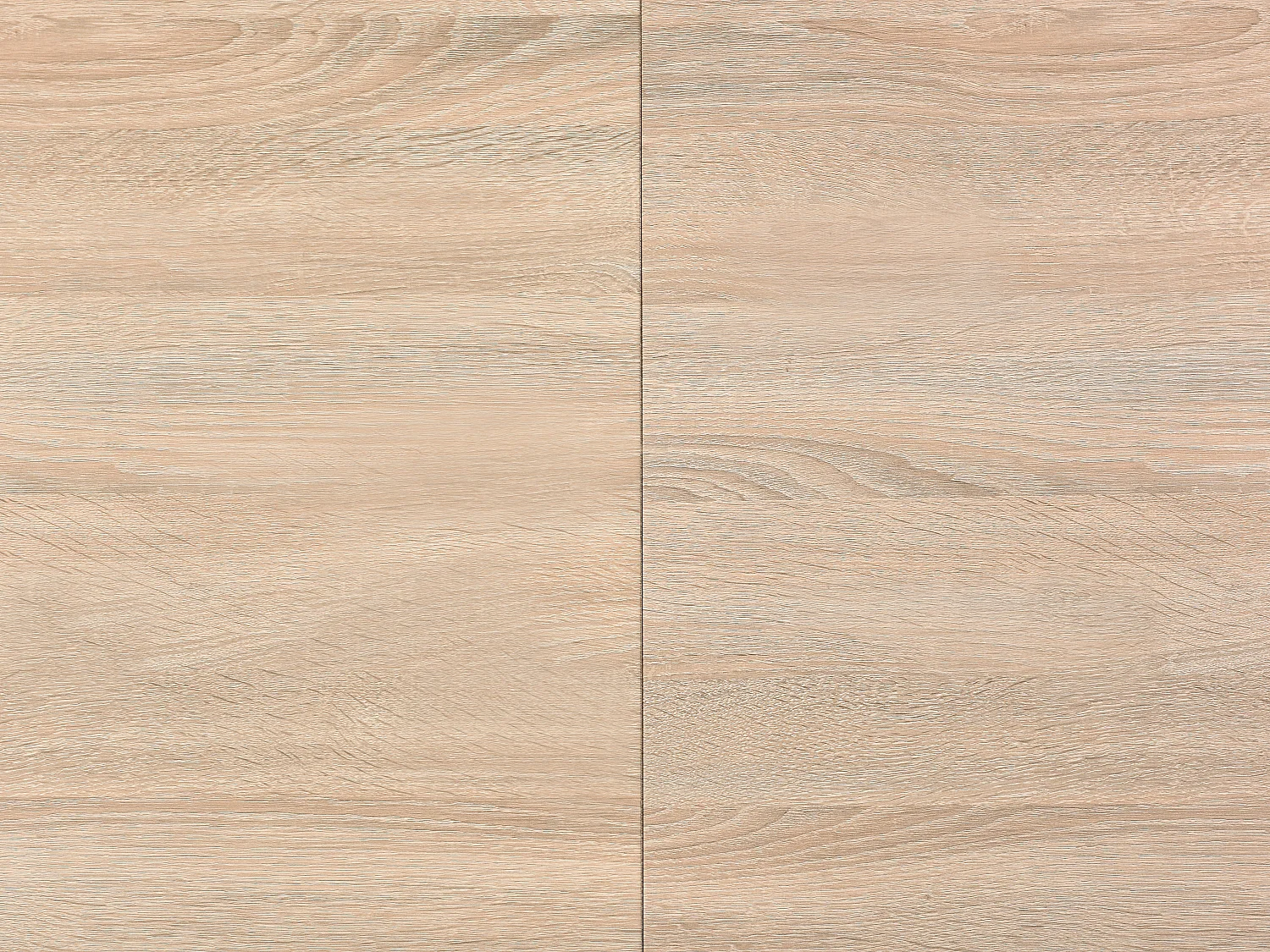Table à manger extensible 6 à 12 personnes en MDF et métal - Naturel et blanc - CATONAV