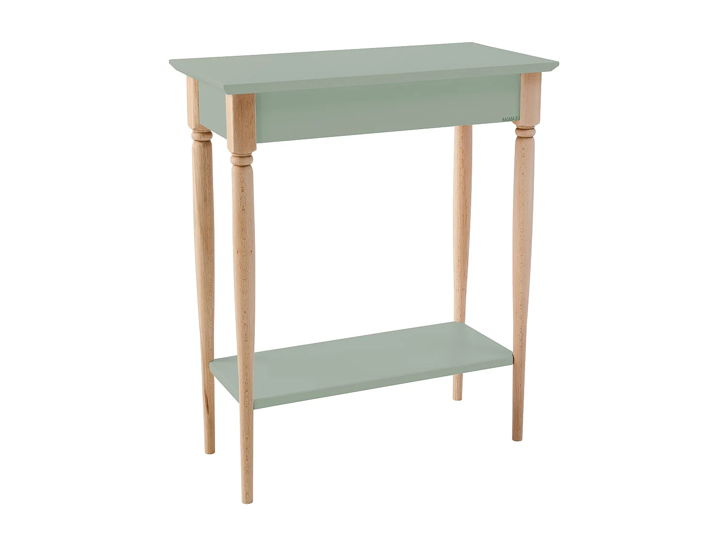 Kleiner Konsolentisch Mit Ablage 65 x 35 cm Mamo  Salbeigrün