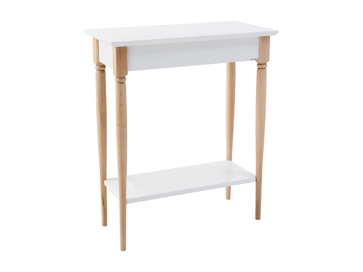 Kleiner Konsolentisch Mit Ablage 65 x 35 cm Mamo Weiß