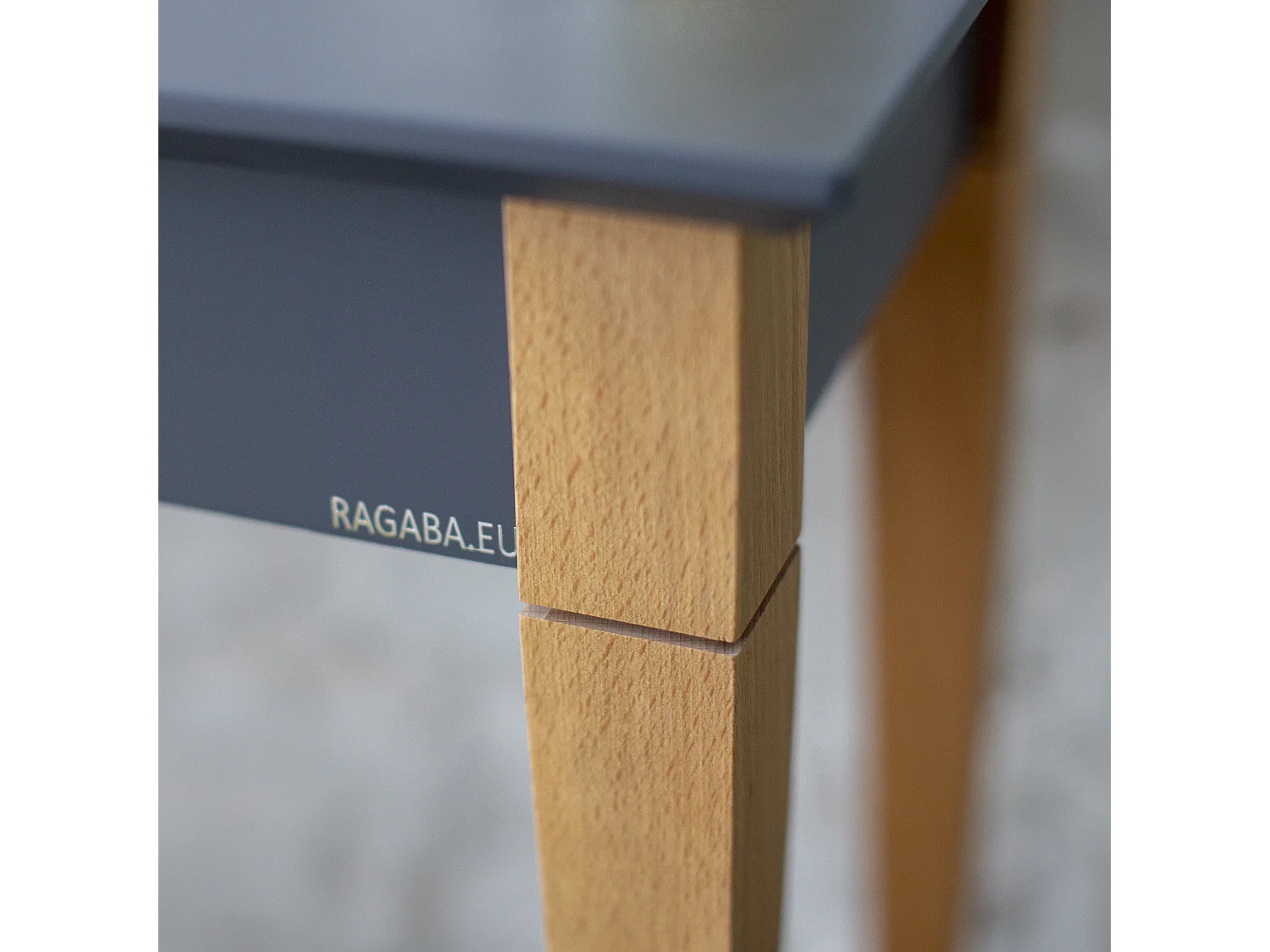 Kleiner Konsolentisch Mit Ablage 105 x 35 cm Mimo Braun Beige