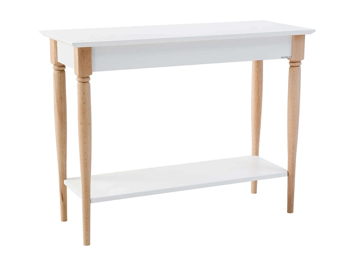 Kleiner Konsolentisch Mit Ablage 105 x 35 cm Mamo Weiß