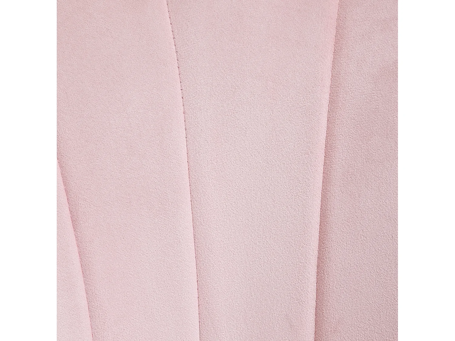 Poltrona imbottita a conchiglia stile vintage in velluto rosa e oro