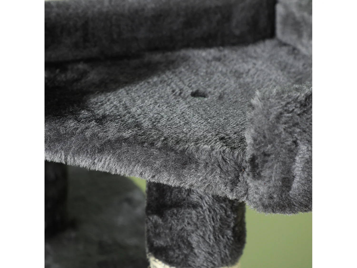 Albero tiragraffi per gatti con 3 posatoi e 2 casette grigio