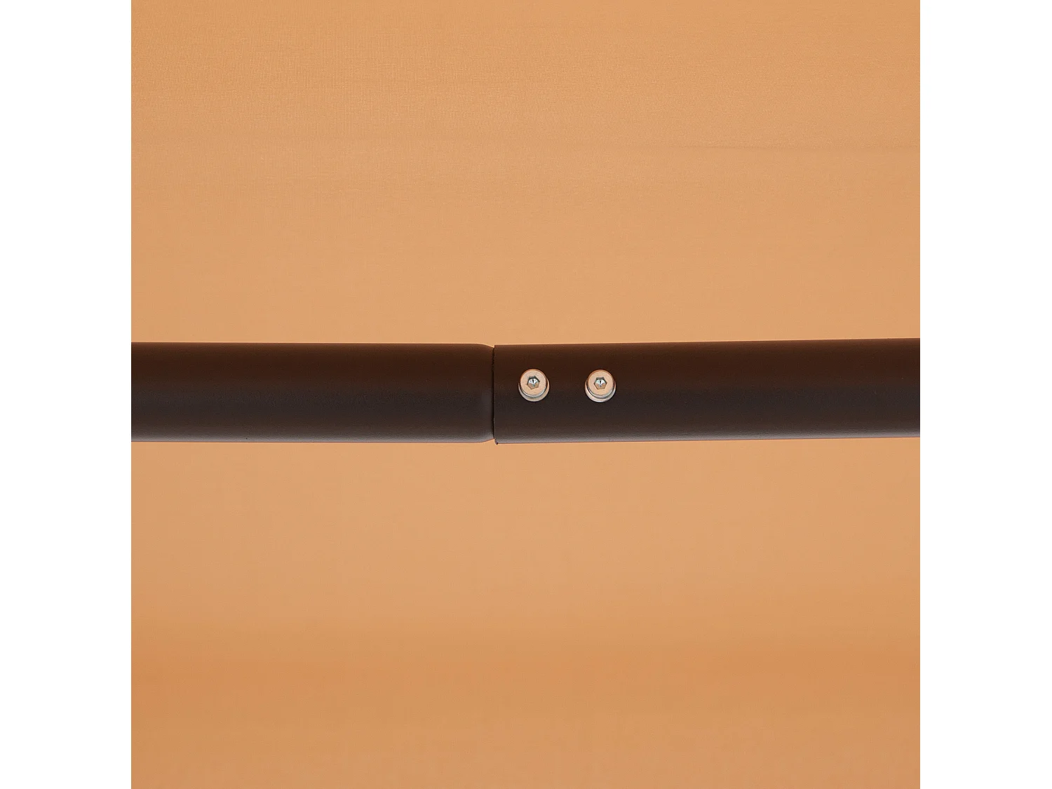 Dondolo da giardino da 3 posti con tettuccio parasole beige