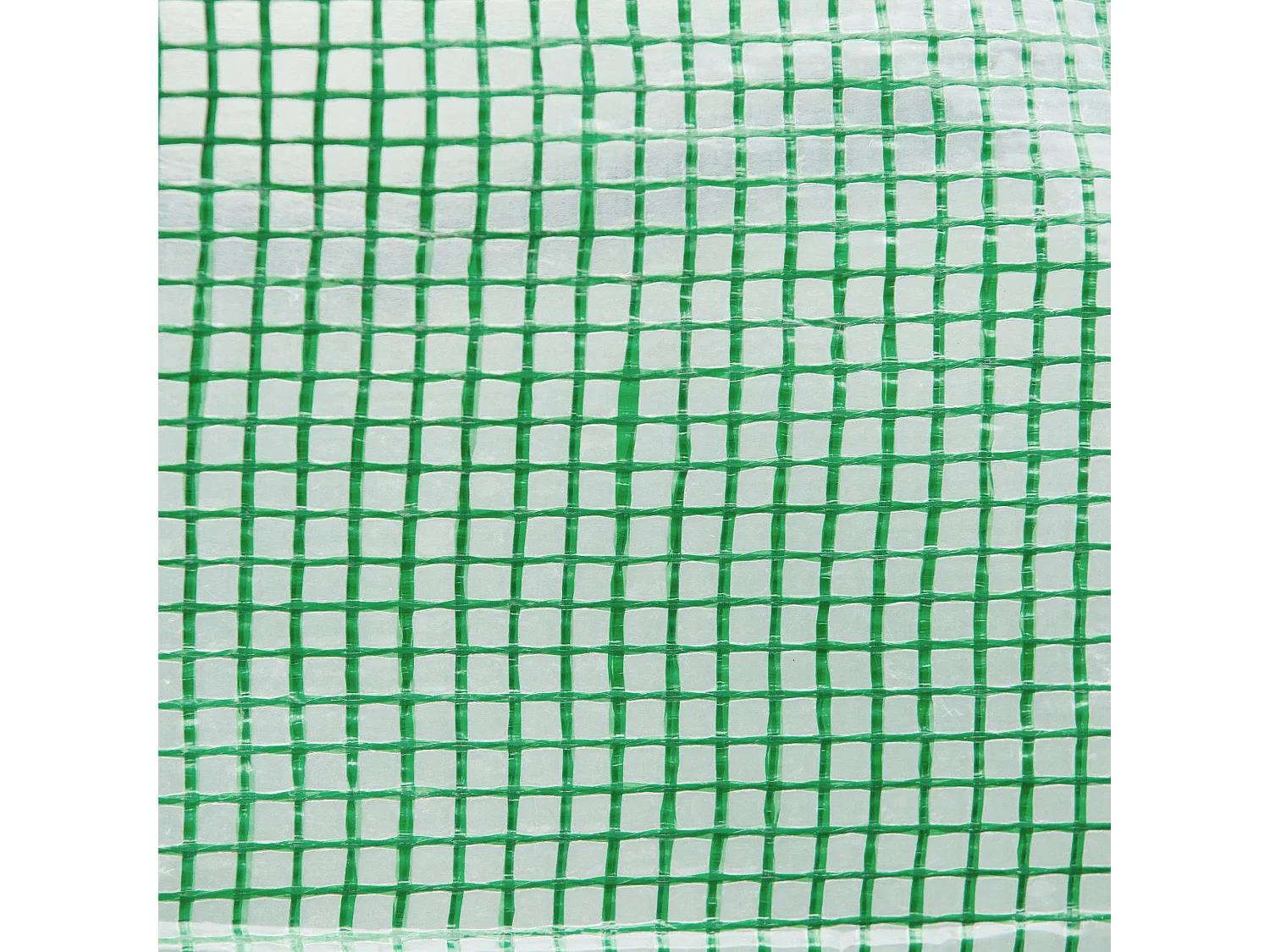 Telo per serra in pe da 6 finestre con bordi interrati 3x3x2 m verde